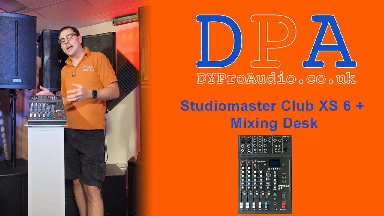 Studiomaster Club XS 6+ Mixing Desk | DYProAudio