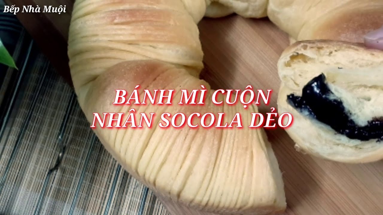 B&Aacute;NH M&Igrave; CUỘN, NH&Acirc;N SOCOLA DẺO,  B&Aacute;NH SI&Ecirc;U MỀM CỰC NGON, C&Aacute;CH NHỒI BỘT BẰNG TAY, KH&Ocirc;NG D&Ugrave;NG M&Aacute;Y #30