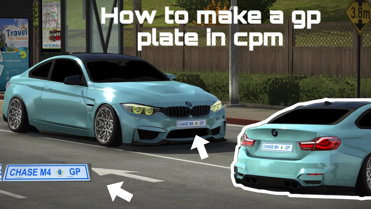 [tutorial] How to make Gauteng plate in car parking multiplayer