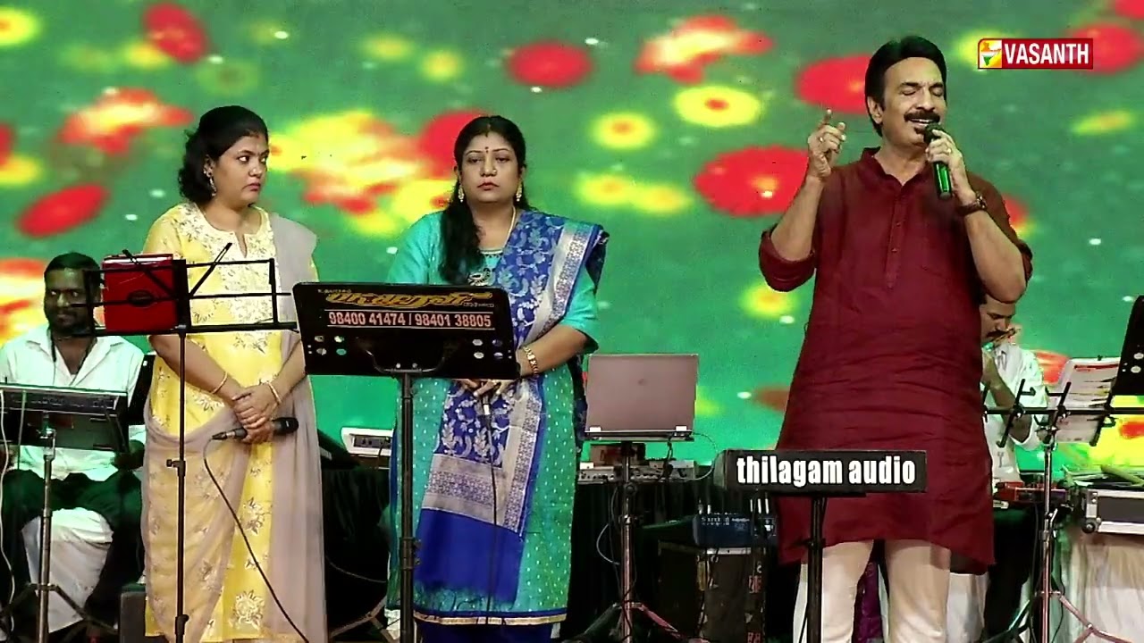 எங்கே அந்த வெண்ணிலா | Enge Andha Vennila | Unni Menon's Nadhiyae Nadhiyae Music Concert | Vasanth TV