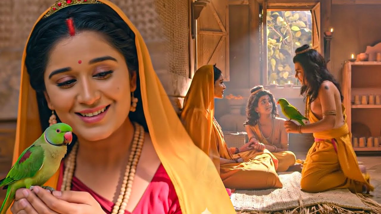 लव-कुश ने मैया सीता के लिए आयोध्या से लाया बोलने वाला तोता | Shrimad Ramayan