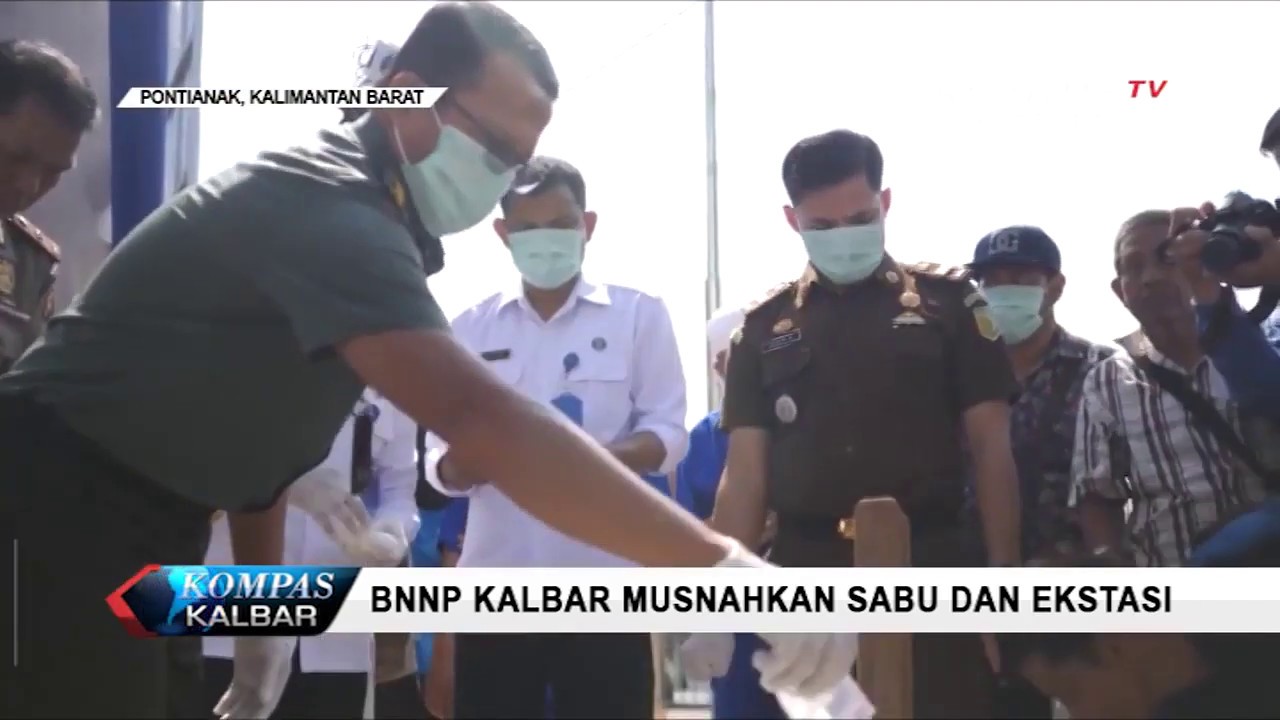 BNN Kalbar Musnahkan Barbuk Sabu dan Ekstasi