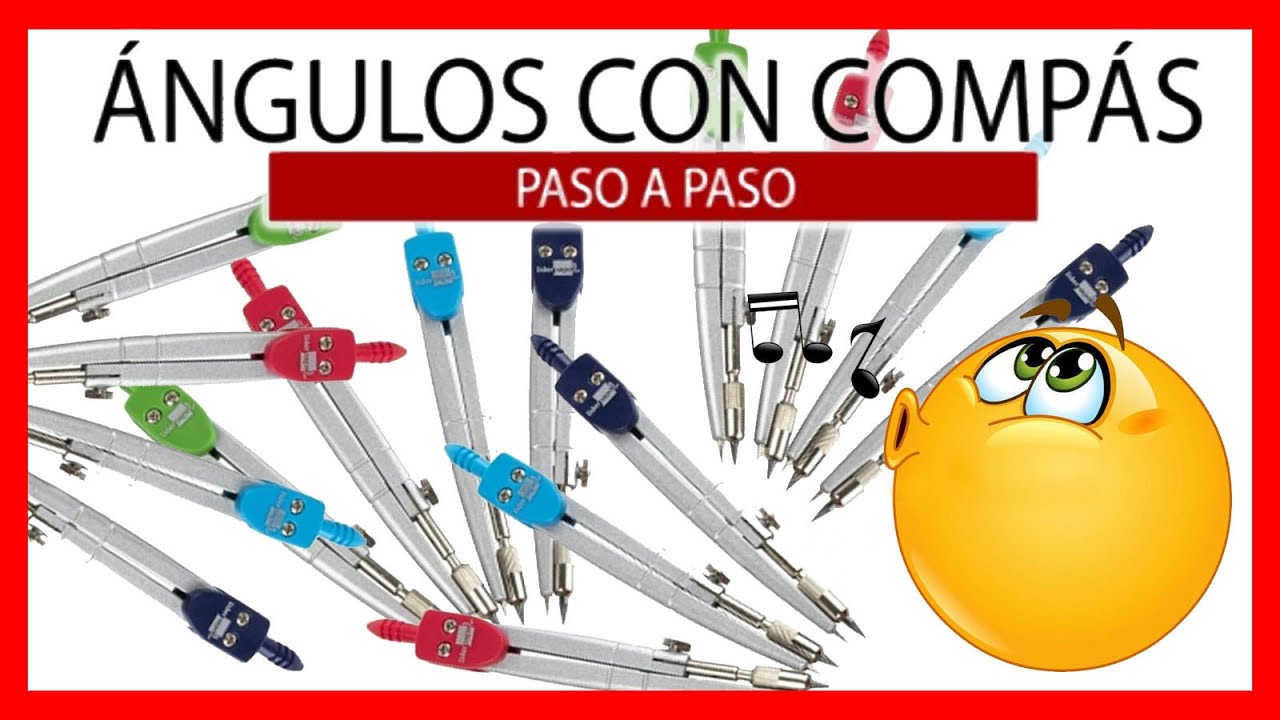 ✅ Dibujar los ÁNGULOS de 180 90 45 y 22,5 grados💣 Trazado con COMPÁS y REGLA