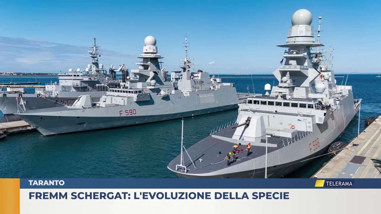 Taranto. Fremm Schergat: l'evoluzione delle specie.