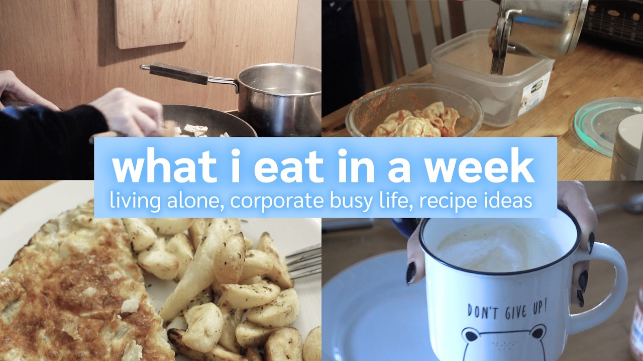 weekly cooking vlog (eng sub) - 01