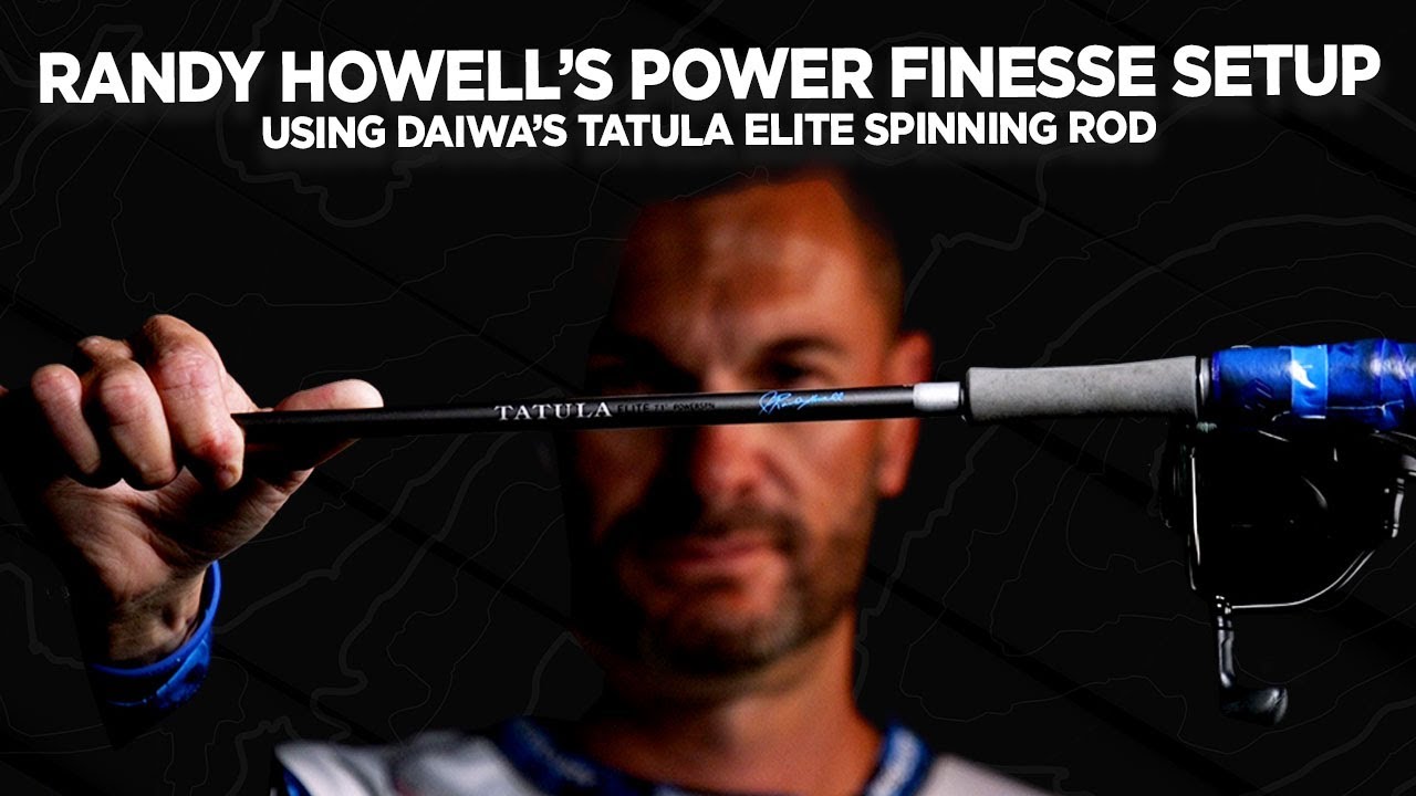 Randy Howell’s Daiwa Tatula Elite Spinning Rod Setup for Power Fishing