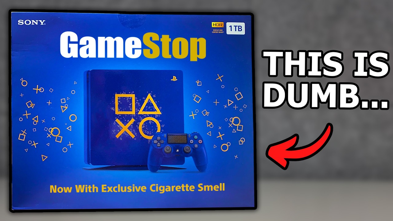 Консоли GameStop Edition PS4 должны быть НЕЗАКОННЫМИ…