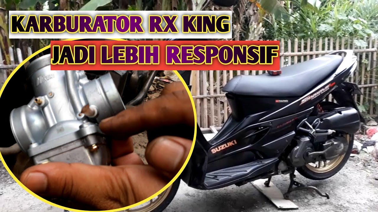Pasang Karbu RX King di Motor Suzuki Skywave - Jadi lebih responsif