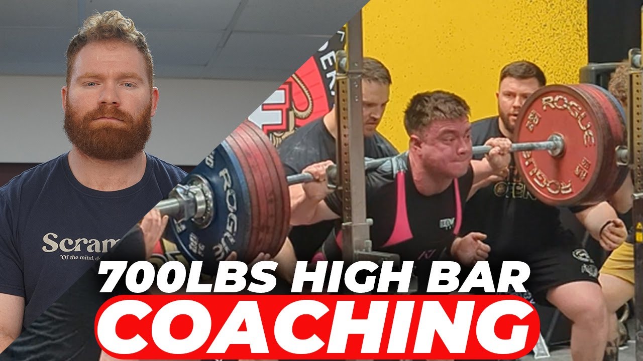 How I Coached This 700lbs High Bar Squat