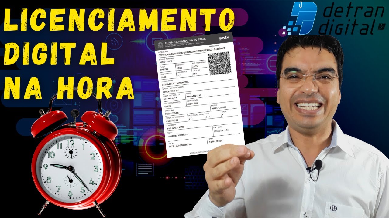 COMO PAGAR E TER SEU LICENCIAMENTO DIGITAL NA HORA | CRLVe 2021