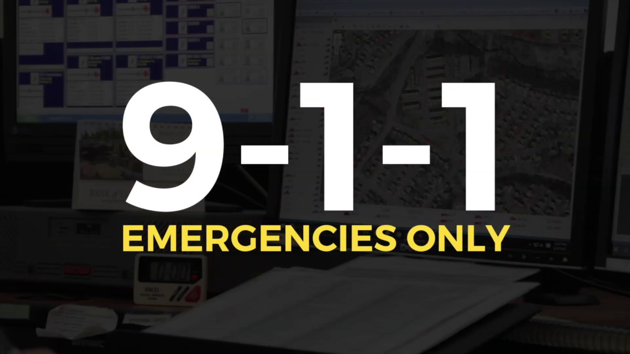 9-1-1: EMERGENCIES ONLY