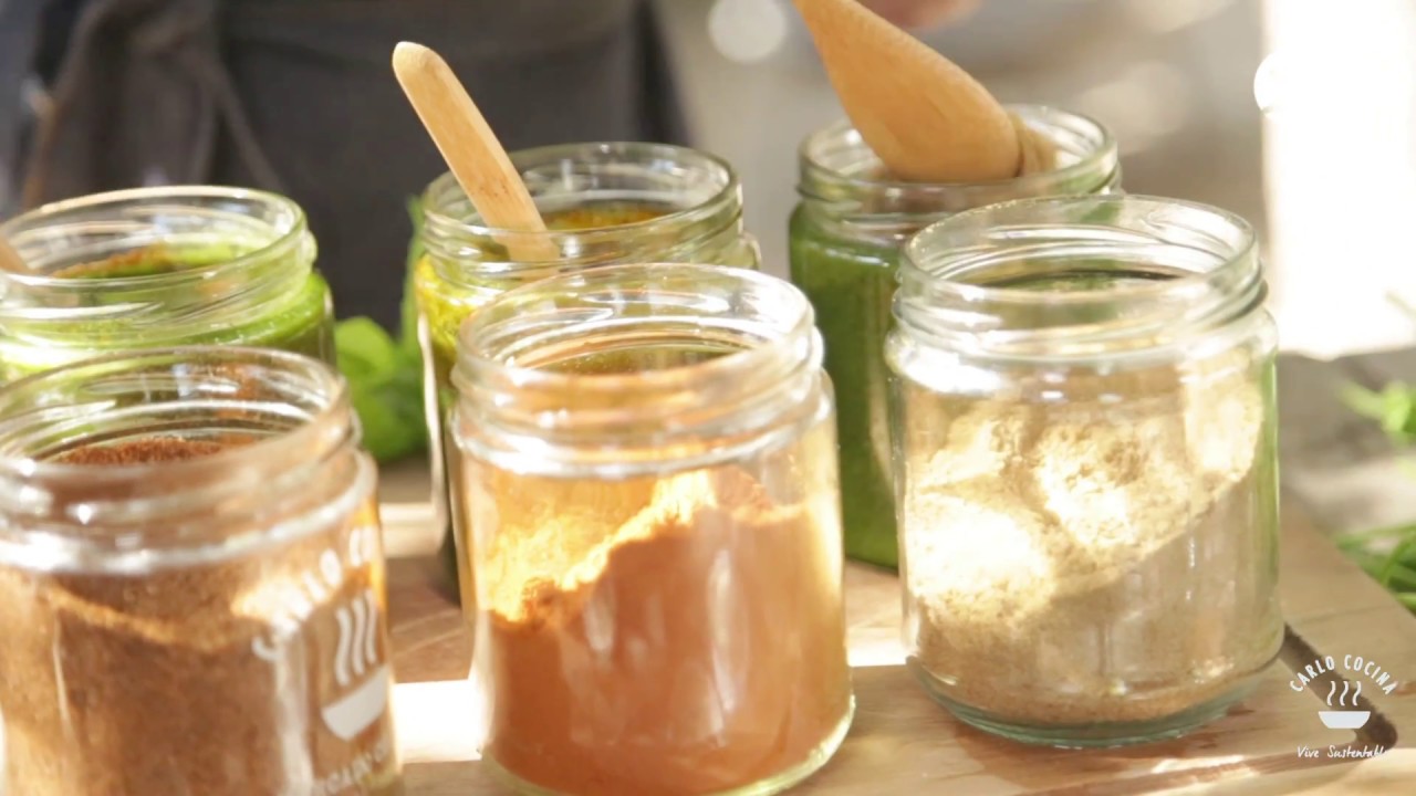 Carlo Cocina - Cubos congelados de albahaca