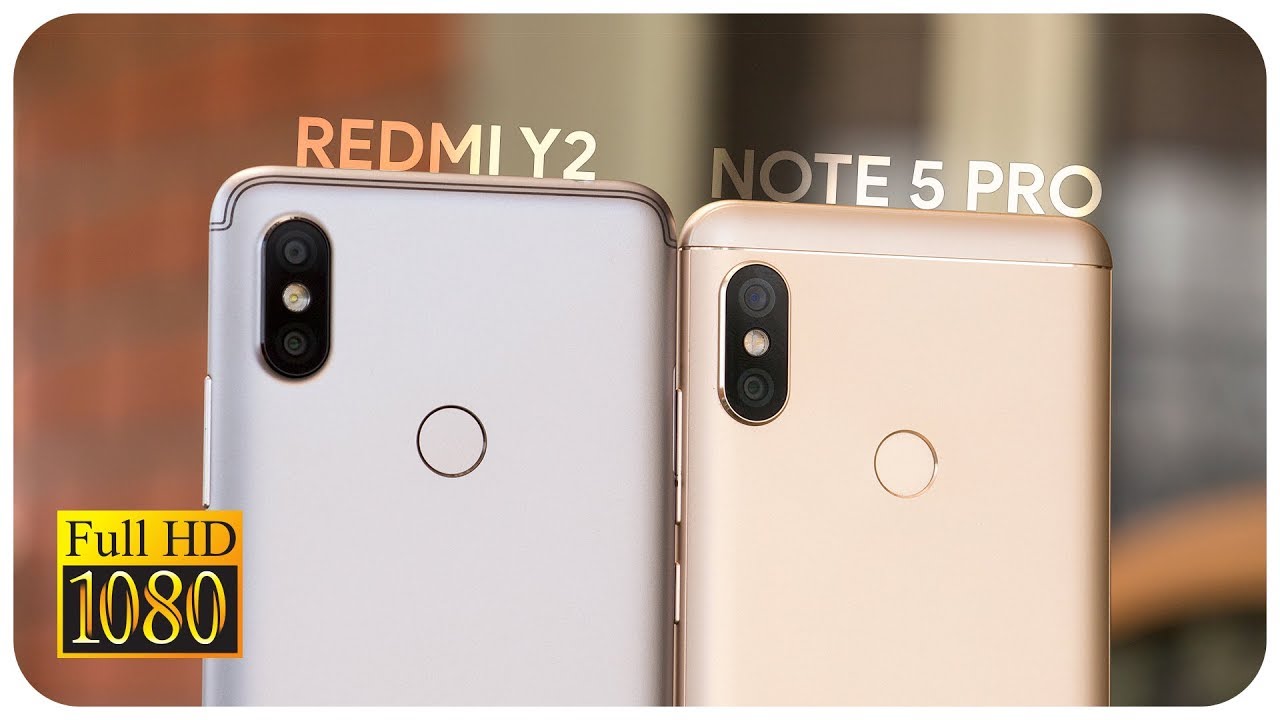 Redmi Y2 & Redmi Note 5 Pro comparison