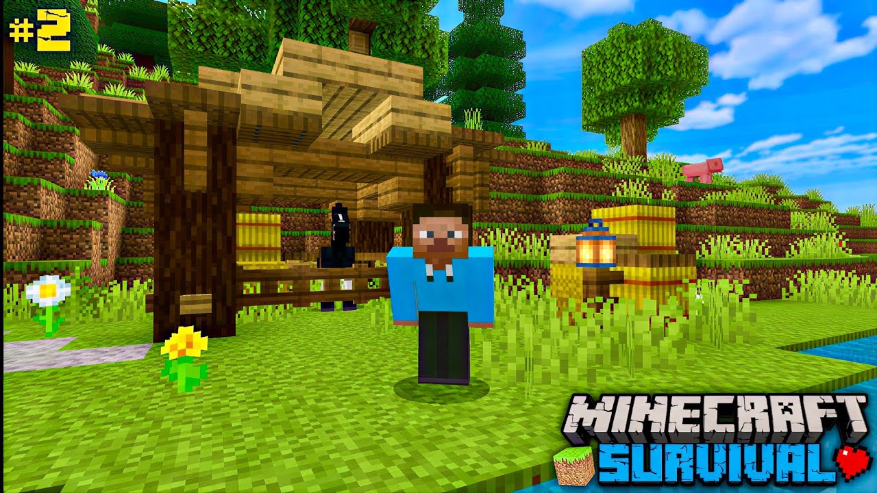 I Build A My Friend New House In Minecraft Survival #2 
