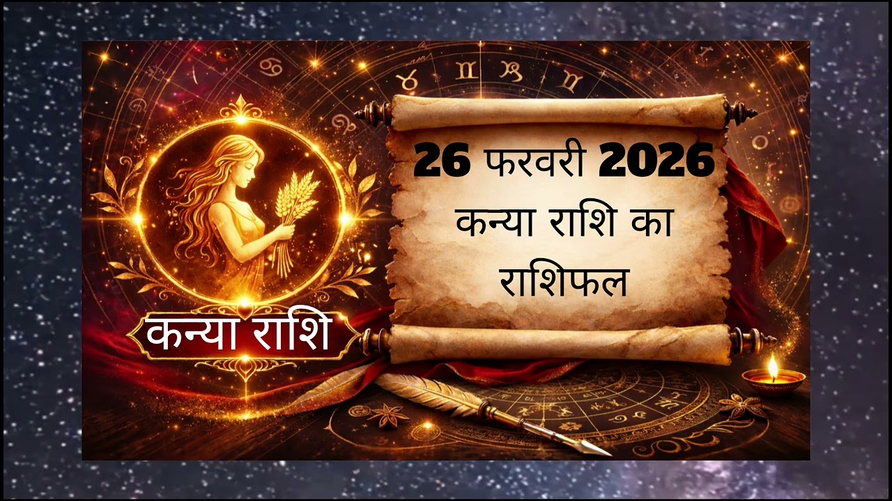 26 फरवरी 2026 कन्या राशि | Kanya Rashi Rashifal | Virgo Horoscope