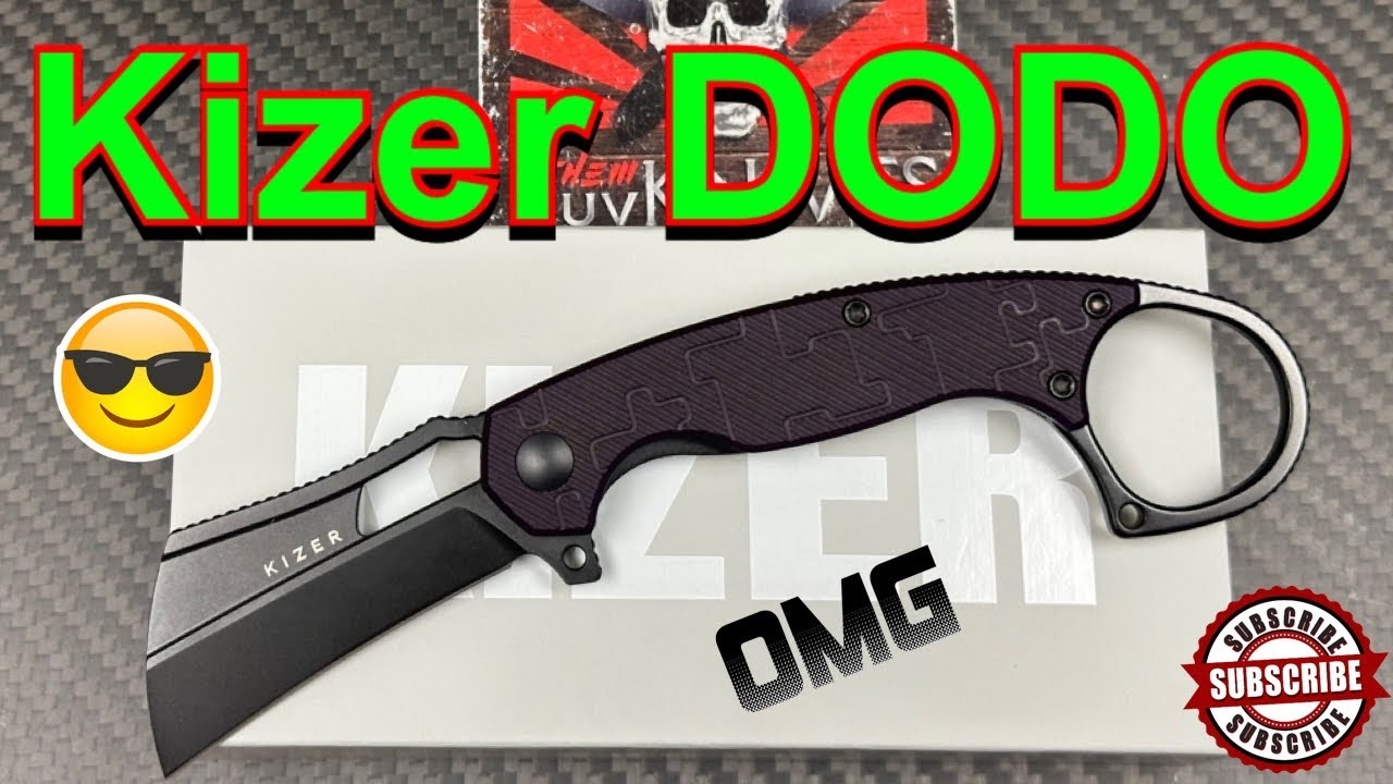 Kizer DODO Modified Karambit / Дизайн Гедимина Капусцинского