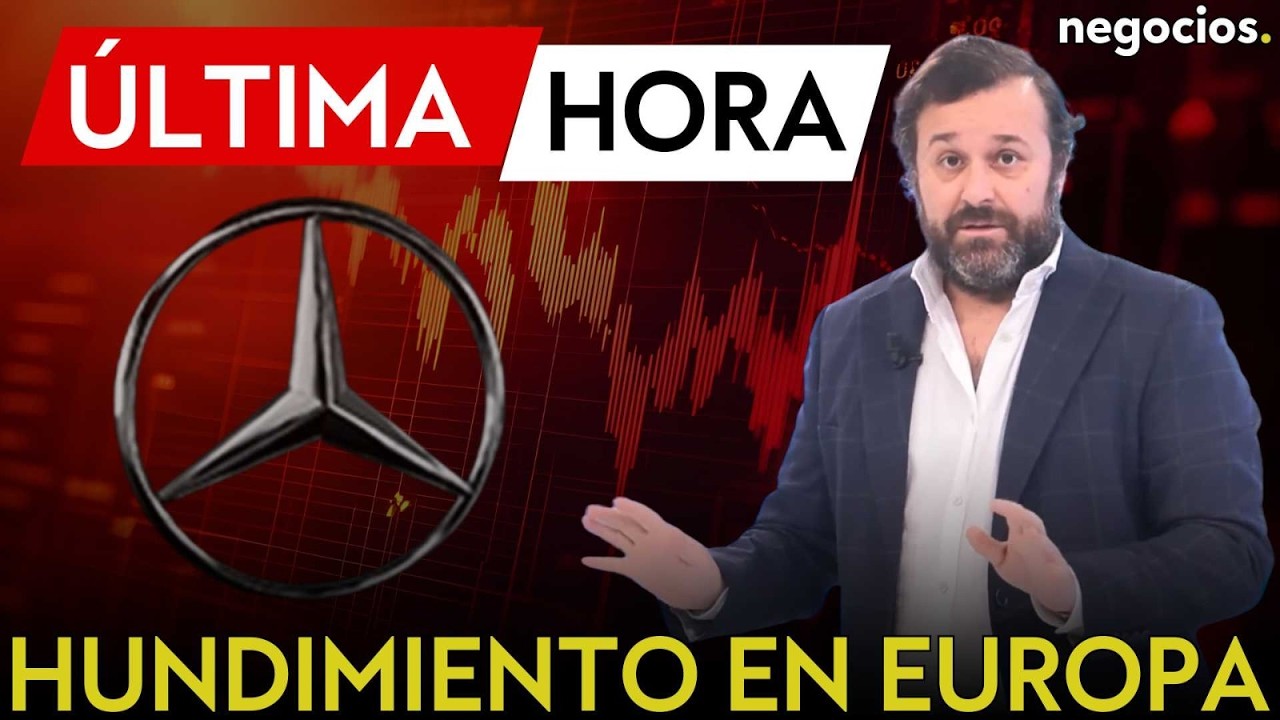 ÚLTIMA HORA | El motor se hunde en Europa: Mercedes Benz se desploma al perder un 57% de beneficios
