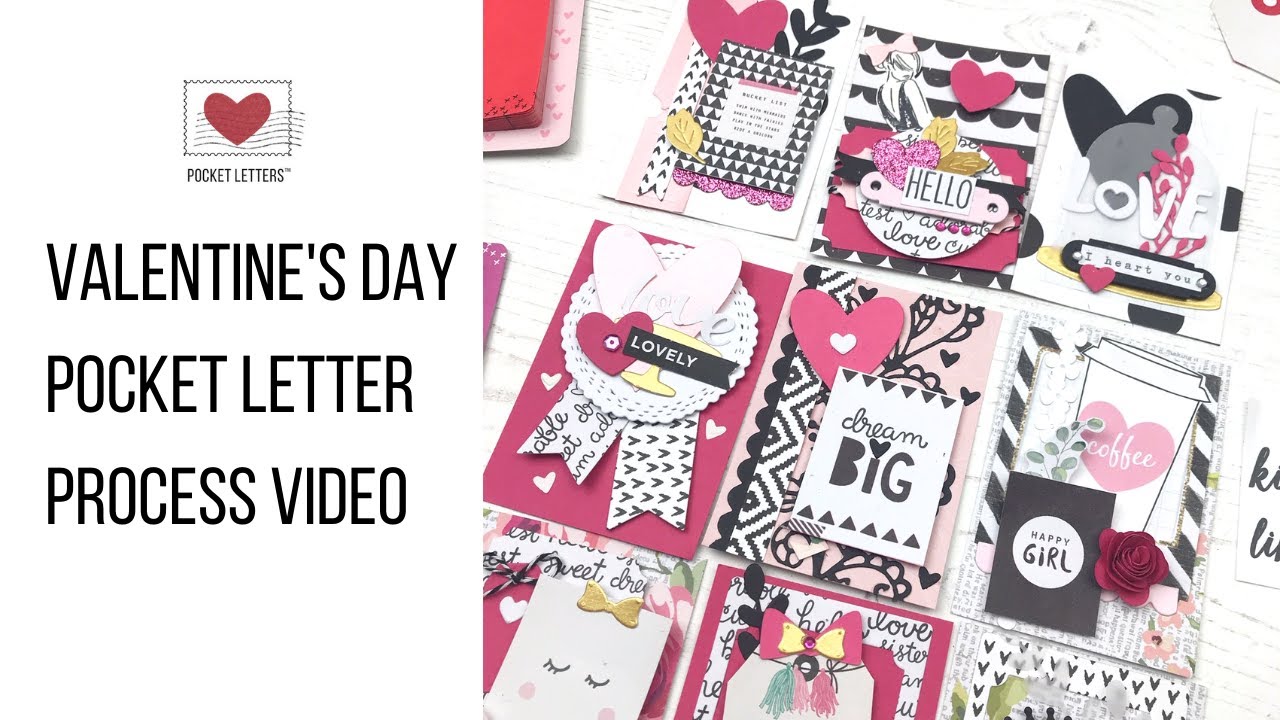Valentine's Day Pocket Letter Process Video