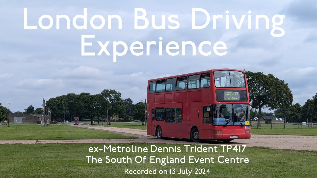 London Bus Driving Experience/Dennis Trident ex-Metroline TP417