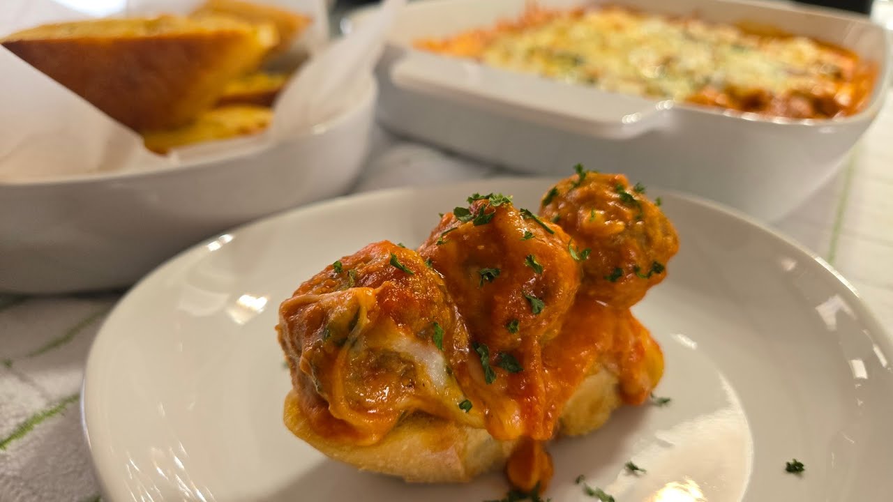 Dump and Bake Meatballs Casserol
