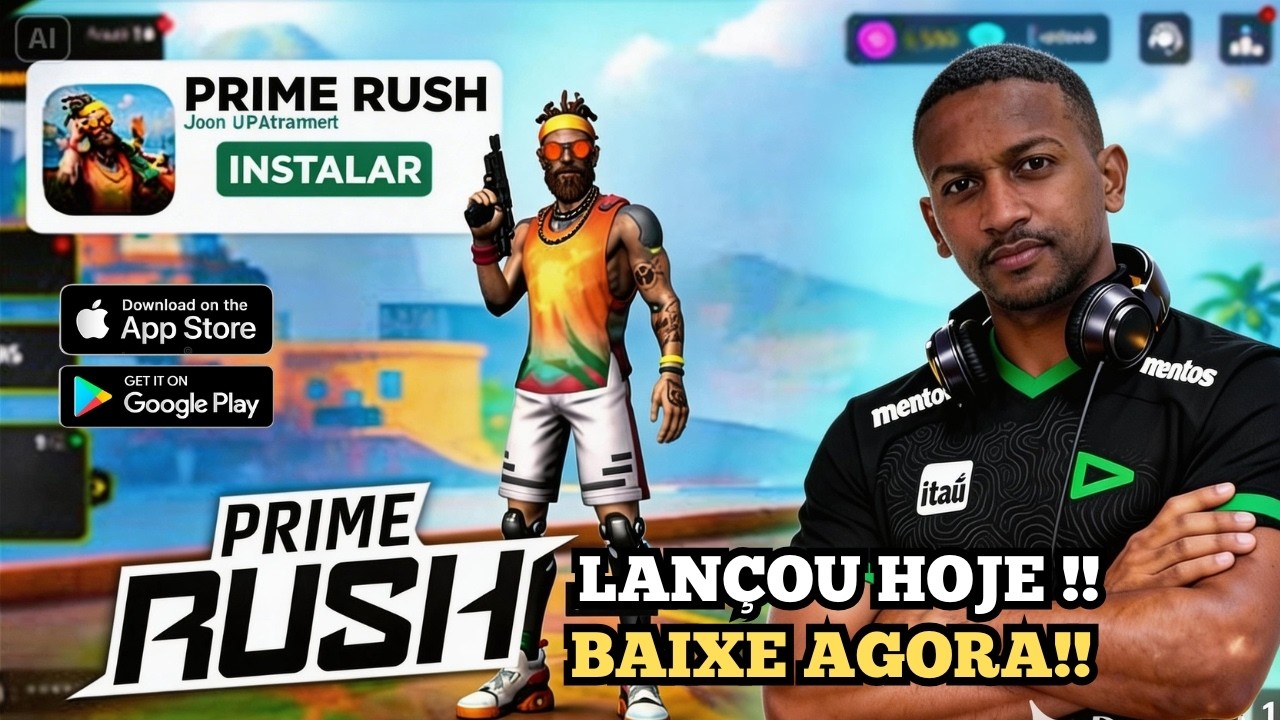 PRIME RUSH | LANÇOUUU NA NPLAYSTORY  | NOVO BATTLE ROYALE !!! #primerush