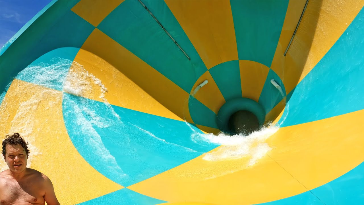 New England's FIRST Funnel Water Slide | Tornado at Splashtown USA