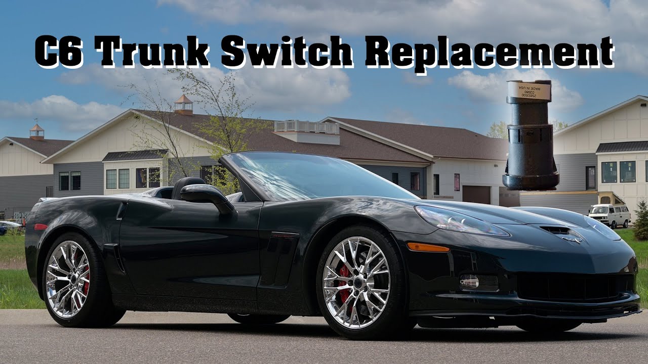 How To Replace C6 Corvette Trunk / Hatch Switch