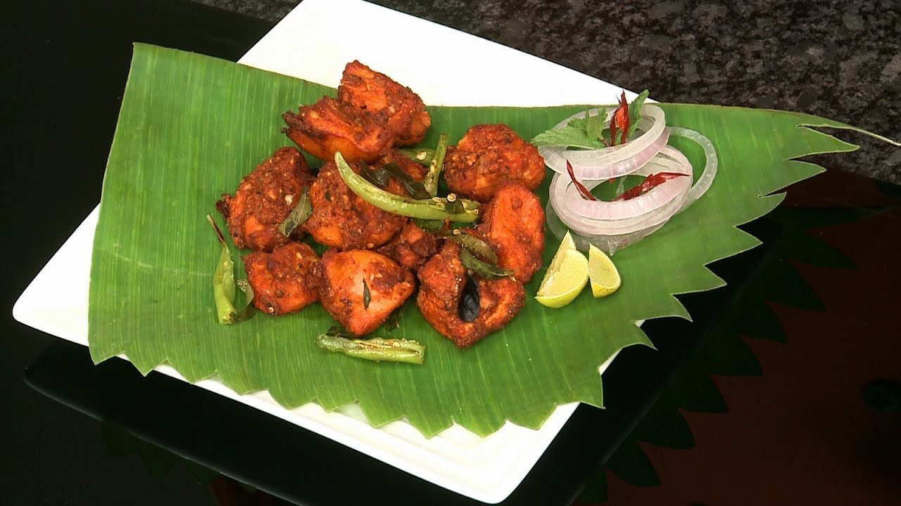 Chicken Fry And Roast Recipes 45 - Chicken 65 Recipe With Philips Airfryer by VahChef