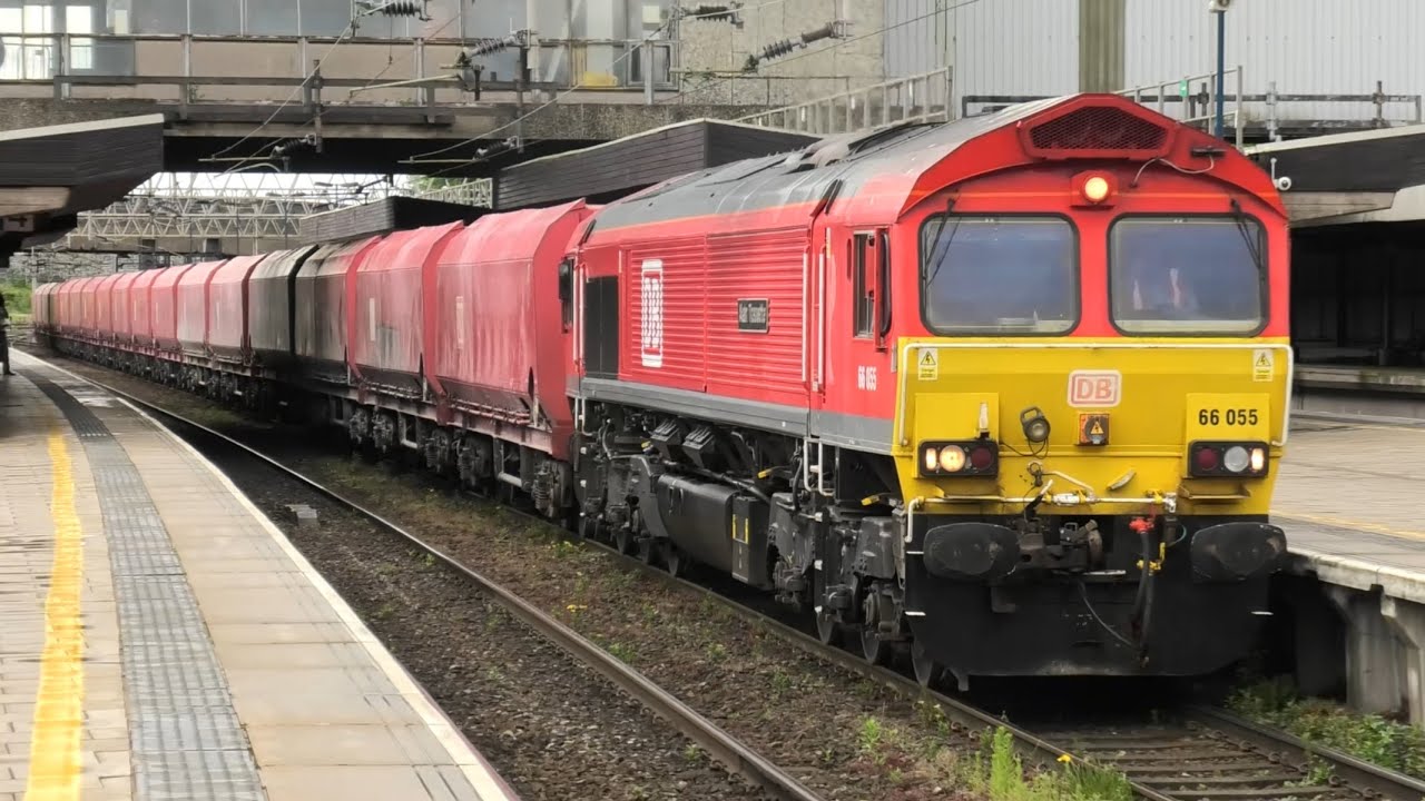Fantastic Hour At Stafford Station 29/05/24 Freight Passengers Mail / Test trains WCML