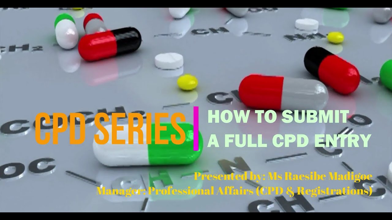 Tutorial: Submitting a full (4-step) CPD entry in 13 minutes -  CPD system walk-through