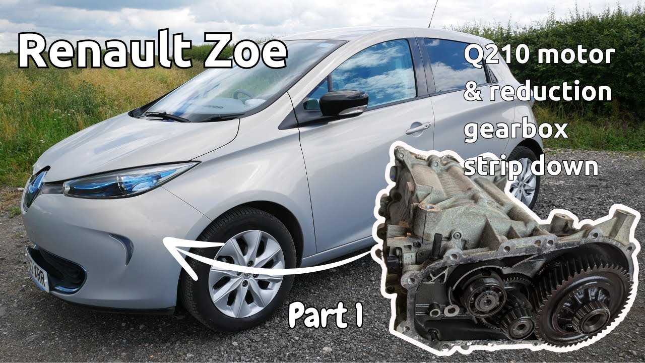 Renault Zoe 22kWh Q-motor & reduction gearbox tear down, PART 1