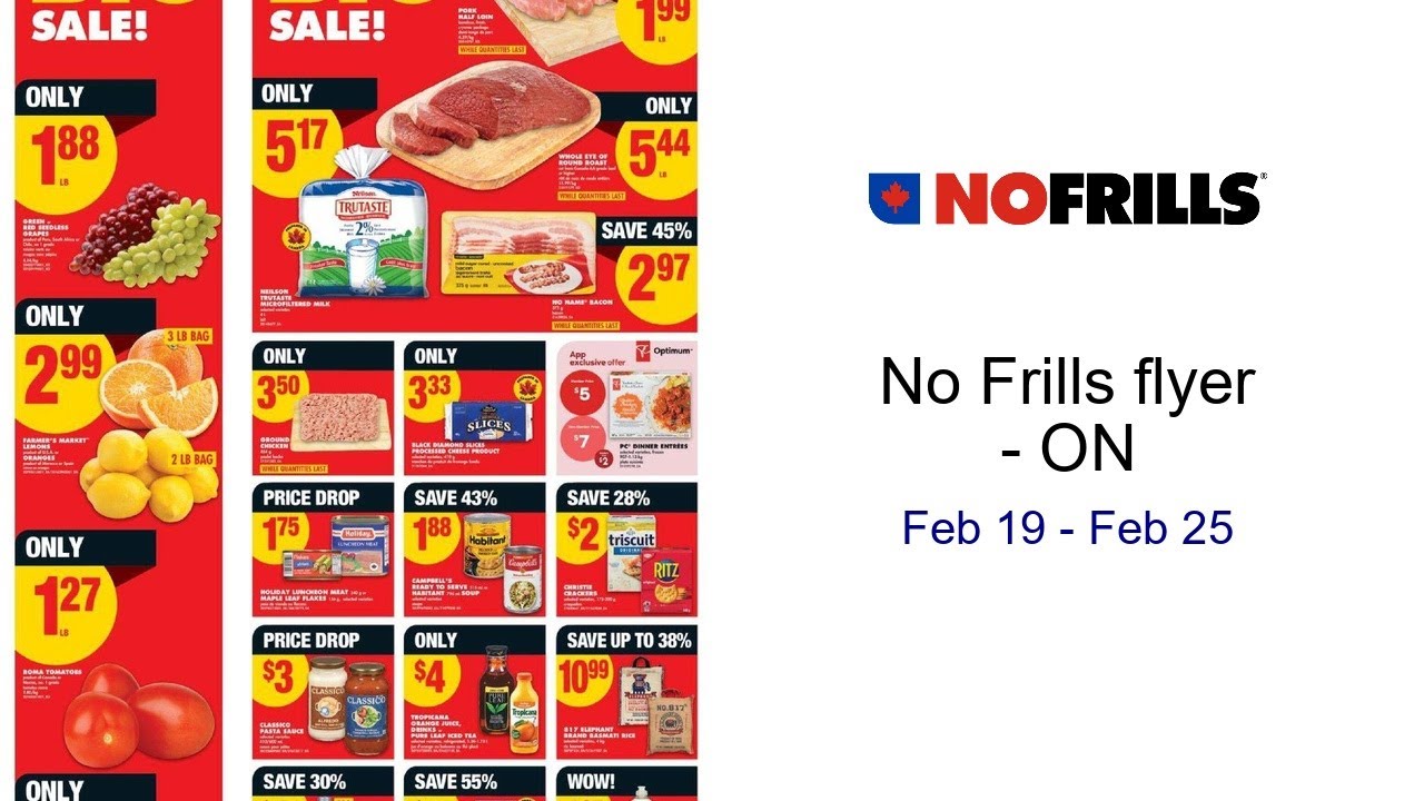 No Frills flyer - ON Feb 19 - Feb 25