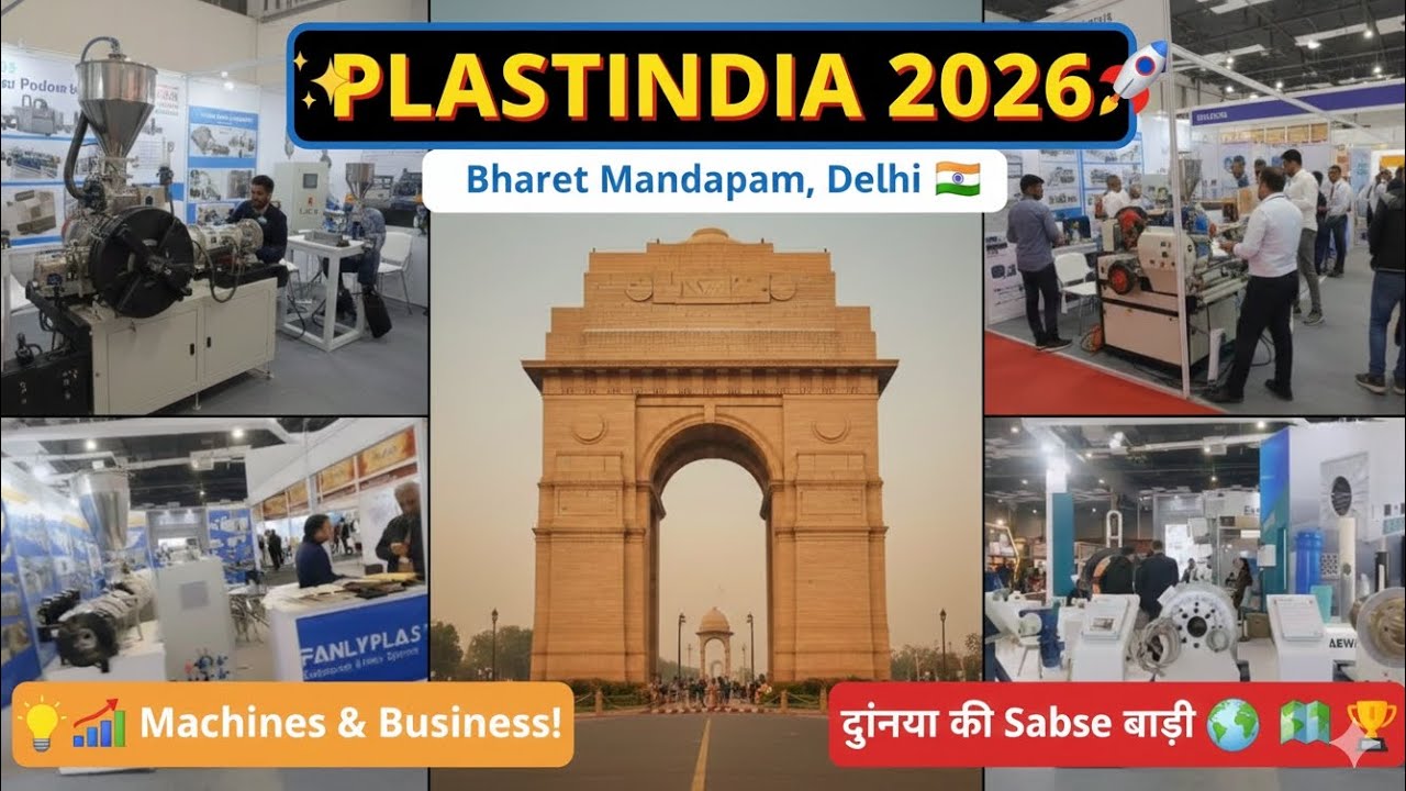 ​Bharat Mandapam: PLASTINDIA 2026 New Delhi Vlog 🎥✨