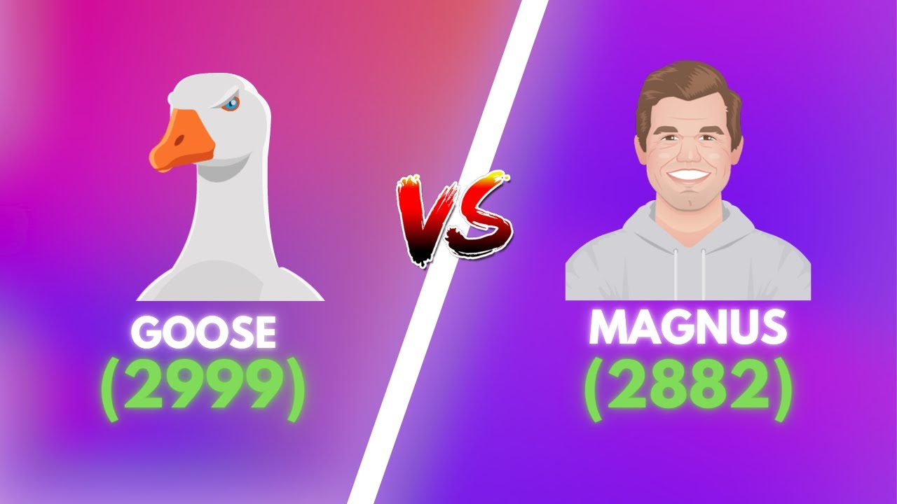 Can Magnus Will be able to defeat a 3000 Rated Goose? Goose Vs Magnus!