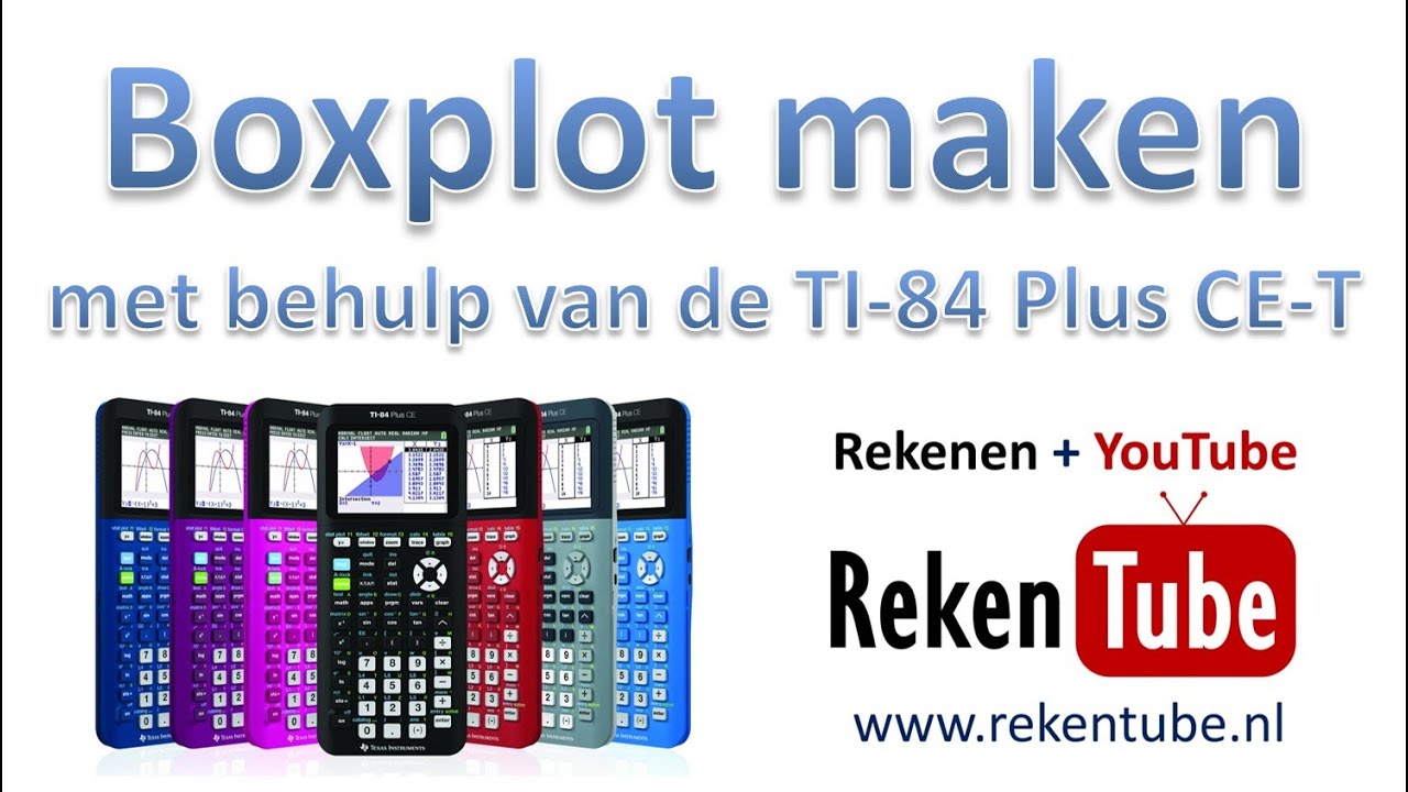 Een boxplot maken met behulp van de TI 84 rekenmachine