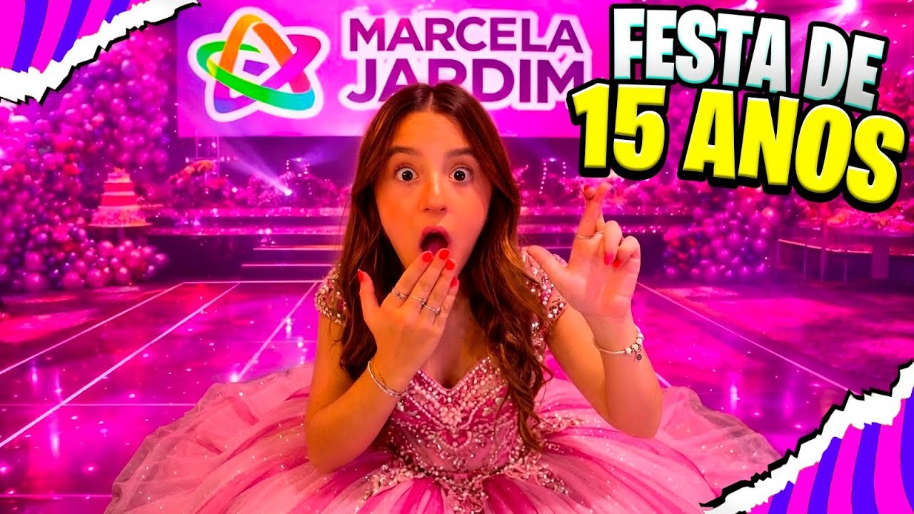 FESTA DE 15 ANOS MARCELA JARDIM - PARTE 1 SALÃO DE FESTAS