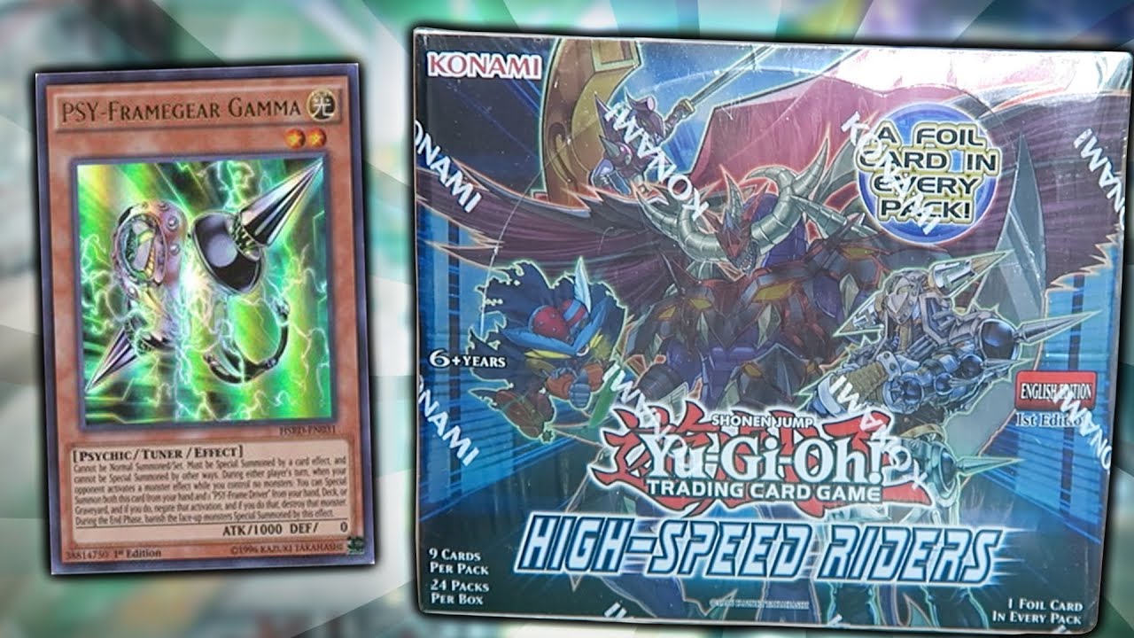 Best YuGiOh HIGH-SPEED RIDERS 1st Edition BOOSTER BOX OPENING! x24 HIGH SPEED RIDER PACK OPENING!