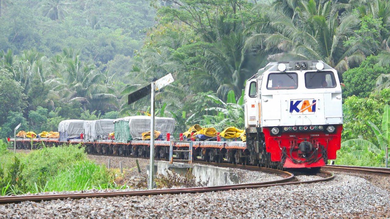 KERETA API PANJANG‼️ MENEMUKAN 18 KERETA API MELIUK-LIUK DI PEGUNUNGAN