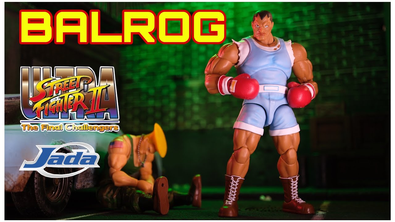 Jada Toys Ultra Street Fighter II: The Final Challengers BALROG REVIEW!!!!