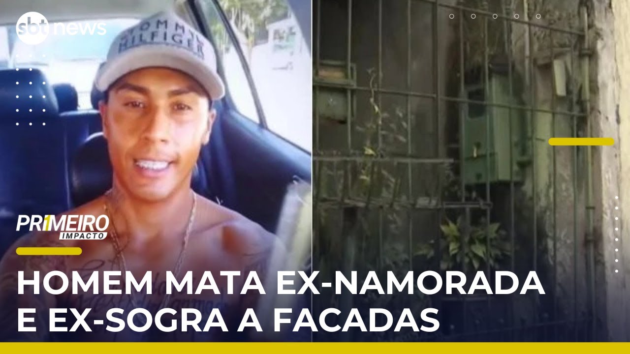 Homem mata ex-namorada e ex-sogra a facadas em SP; bebê presenciou crime | #PrimeiroImpacto