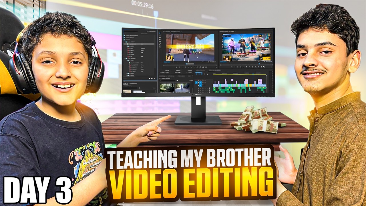 3 Days Video Editing Training of My Brother | Premiere Pro Masterclass