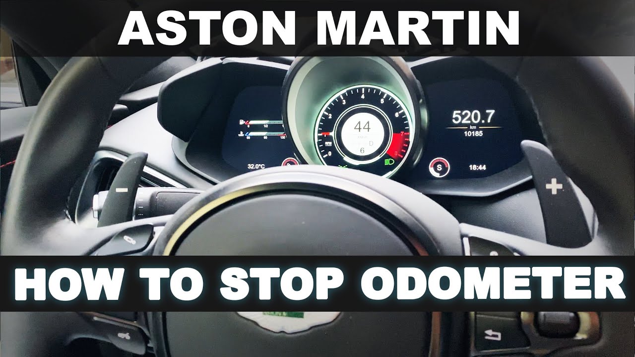 How To Stop Odometer  - ASTON MARTIN DB11 Vantage DBS Superleggera