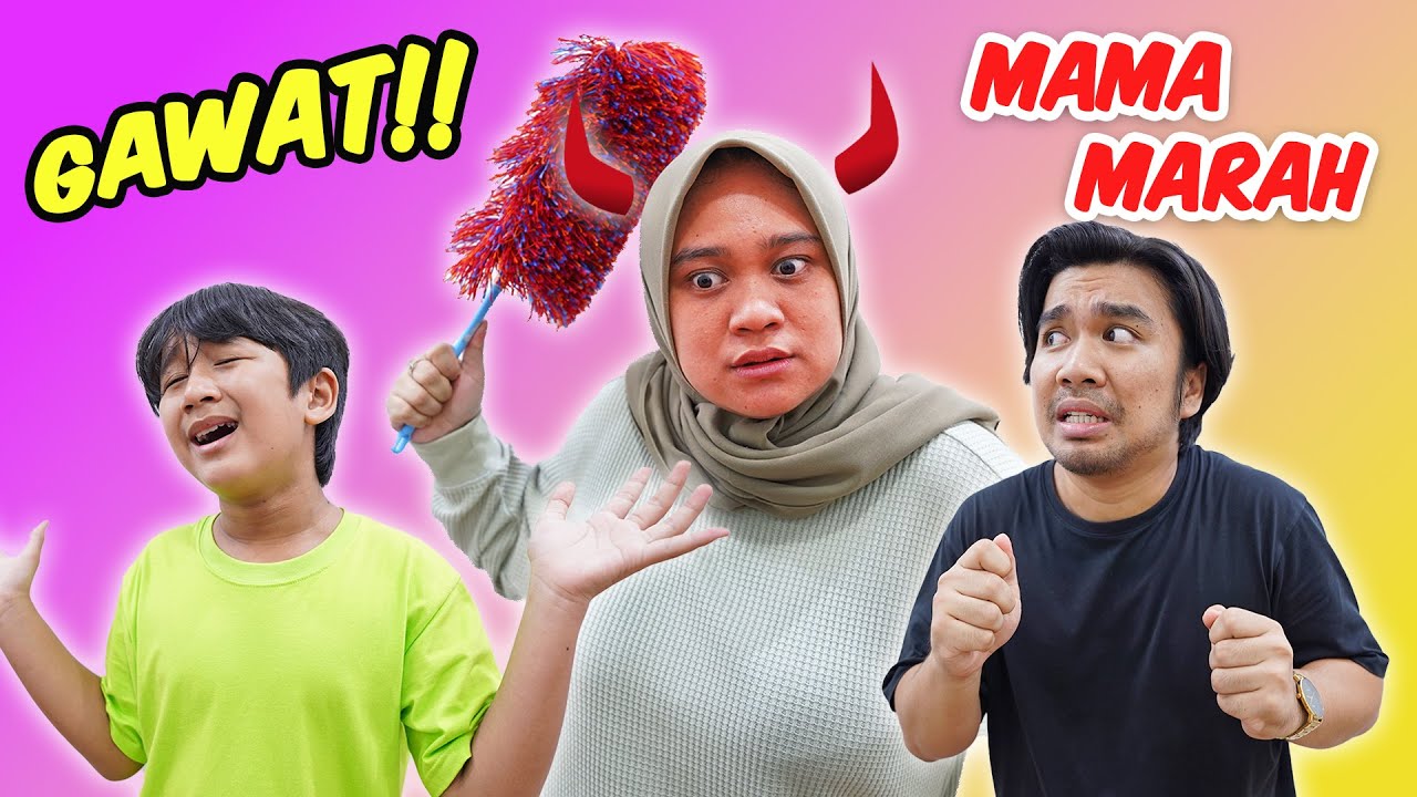 Ziyan dan Papa Malas Beresin Rumah - Mama Sampai Marah
