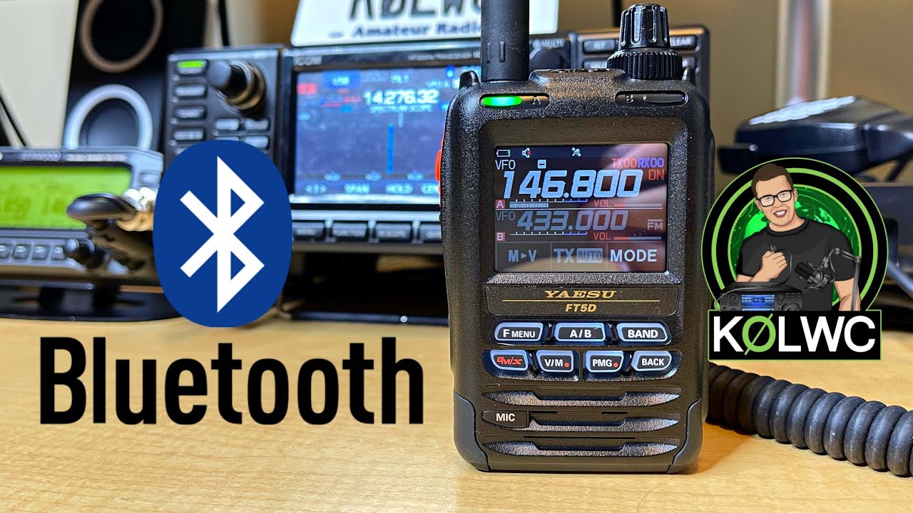 Yaesu FT5D: настройка и обзор Bluetooth