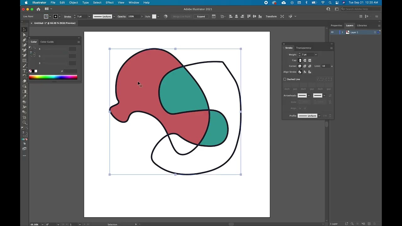 TLDR Illustrator Extra: Live Paint Bucket in Illustrator