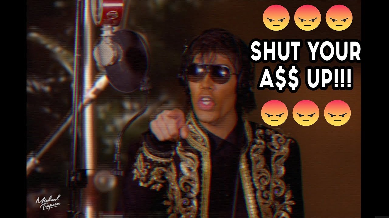 ANGRY MICHAEL JACKSON IN THE STUDIO!!! LMAO