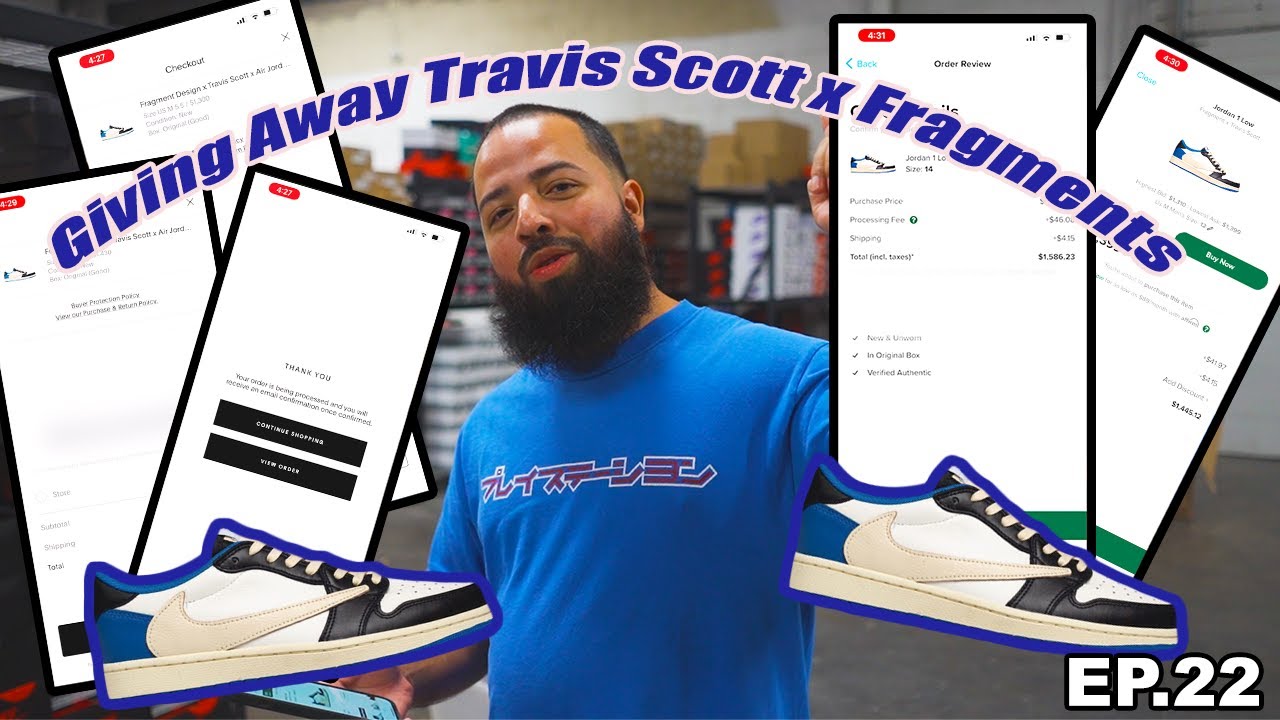 WE'RE GIVING AWAY TRAVIS SCOTT x FRAGMENT LOWS FOR FREE! ( Must watch ) | Inside LMTD 2.0 EP.22
