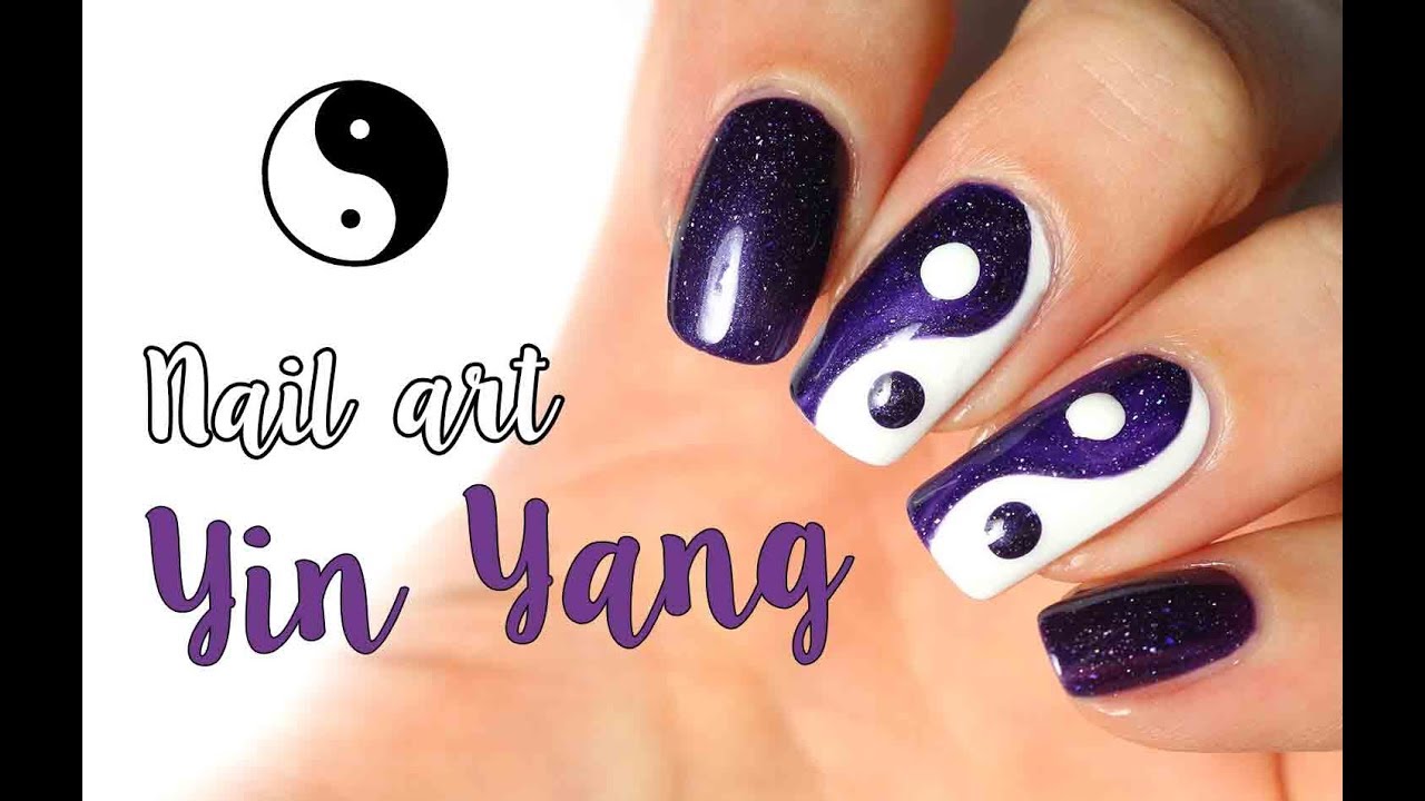 Nail art très facile : Le Yin et le Yang