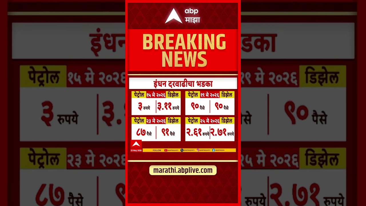 Petrol Diesel Price Hike : मागील १० दिवसांत राज्यात कोणत्या जिल्ह्यात किती रुपयांनी इंधनाची दरवाढ?