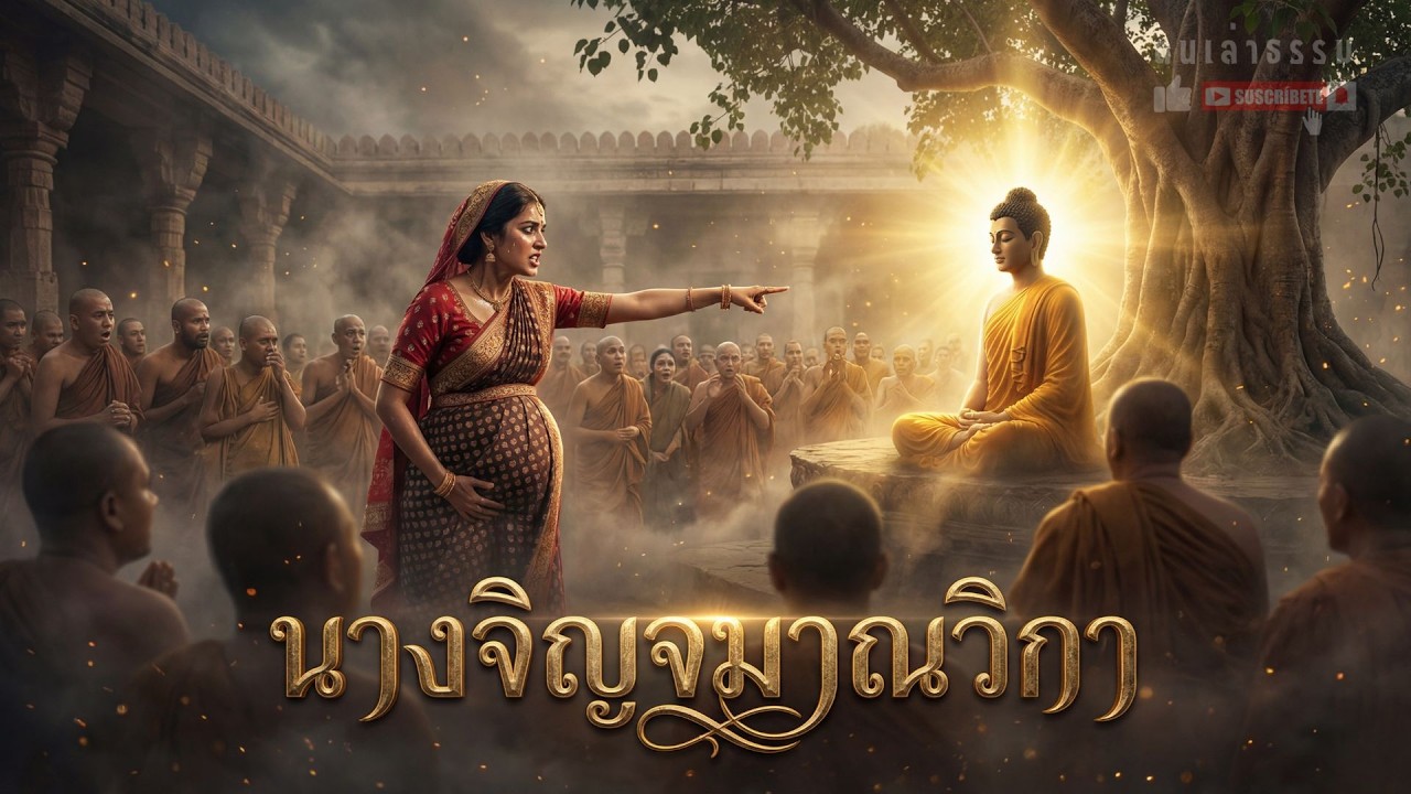 นางจิญจมาณวิกา แกล้งท้องใส่ร้ายพุทธเจ้า จุดจบถูกธรณีสูบ!! l #พุทธประวัติ